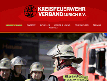 Tablet Screenshot of kfv-aurich-ev.de